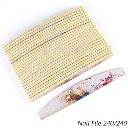 25 Water washable nail repair and care sanding nail file