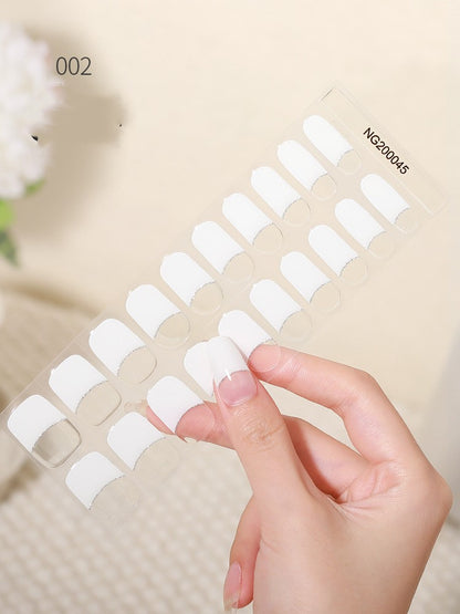 Nail Stickers Gel UV Polish Finished Wearable Phototherapy 3d Nail Patch Detachable