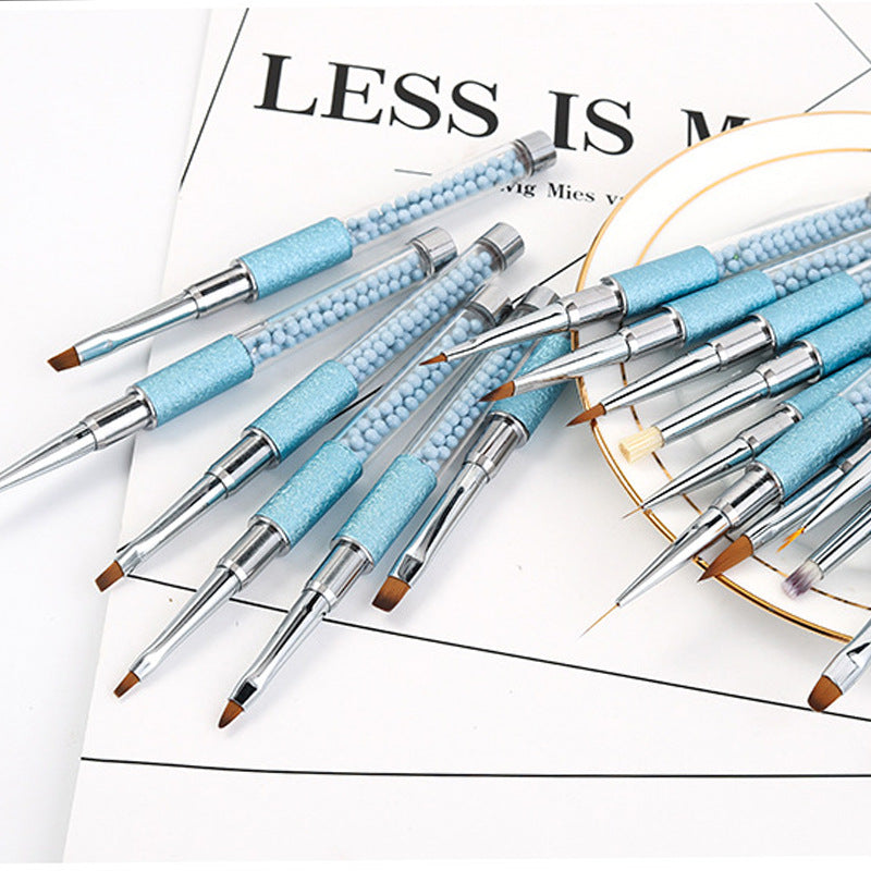 16 Pieces Nail Brush UV Pen Suit
