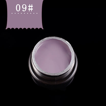 Special solid color phototherapy gel for nail phototherapy nail