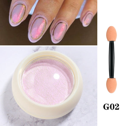 New Nail Beauty Solid State Aurora Powder Suit