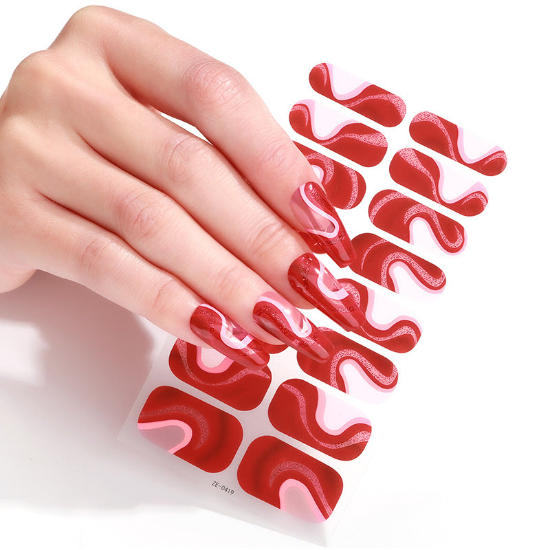 New Ladies Waterproof Manicure Stickers