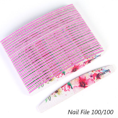 25 Water washable nail repair and care sanding nail file