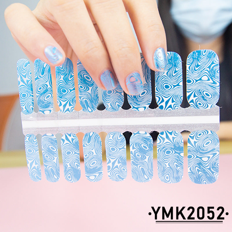 Solid Color Stickers Nail Film