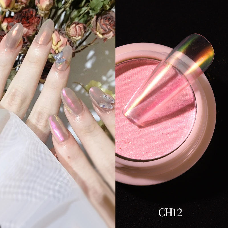 Nail solid powder Symphony mirror powder