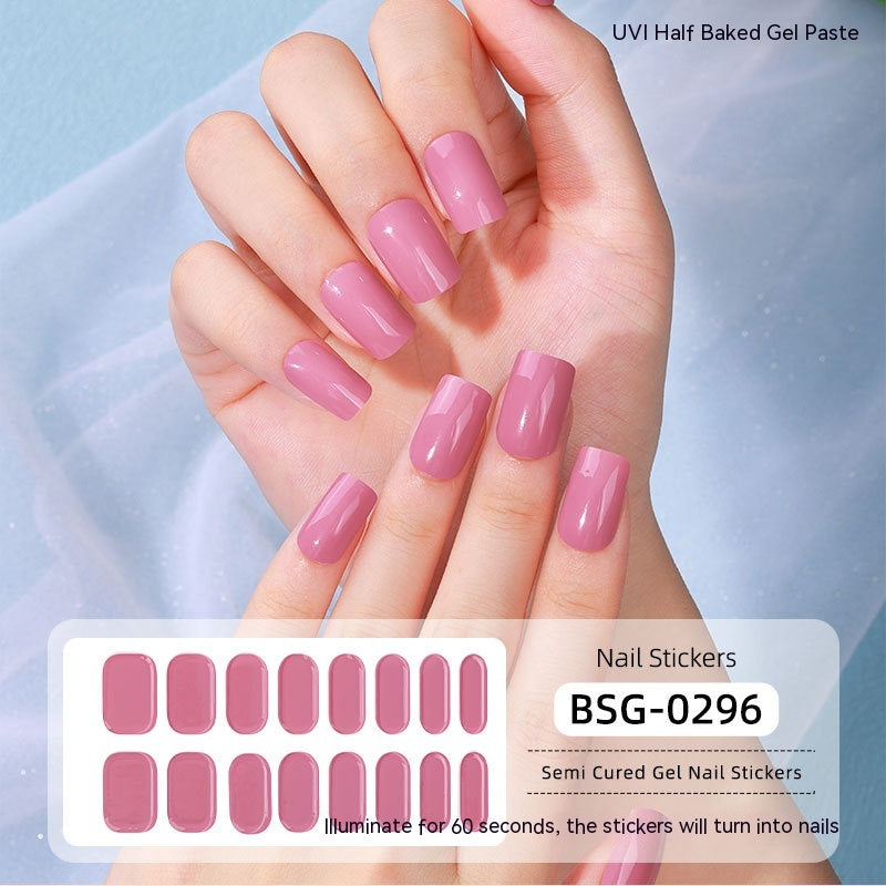 Semi-curing Gel Nail Sticker Gel Beauty