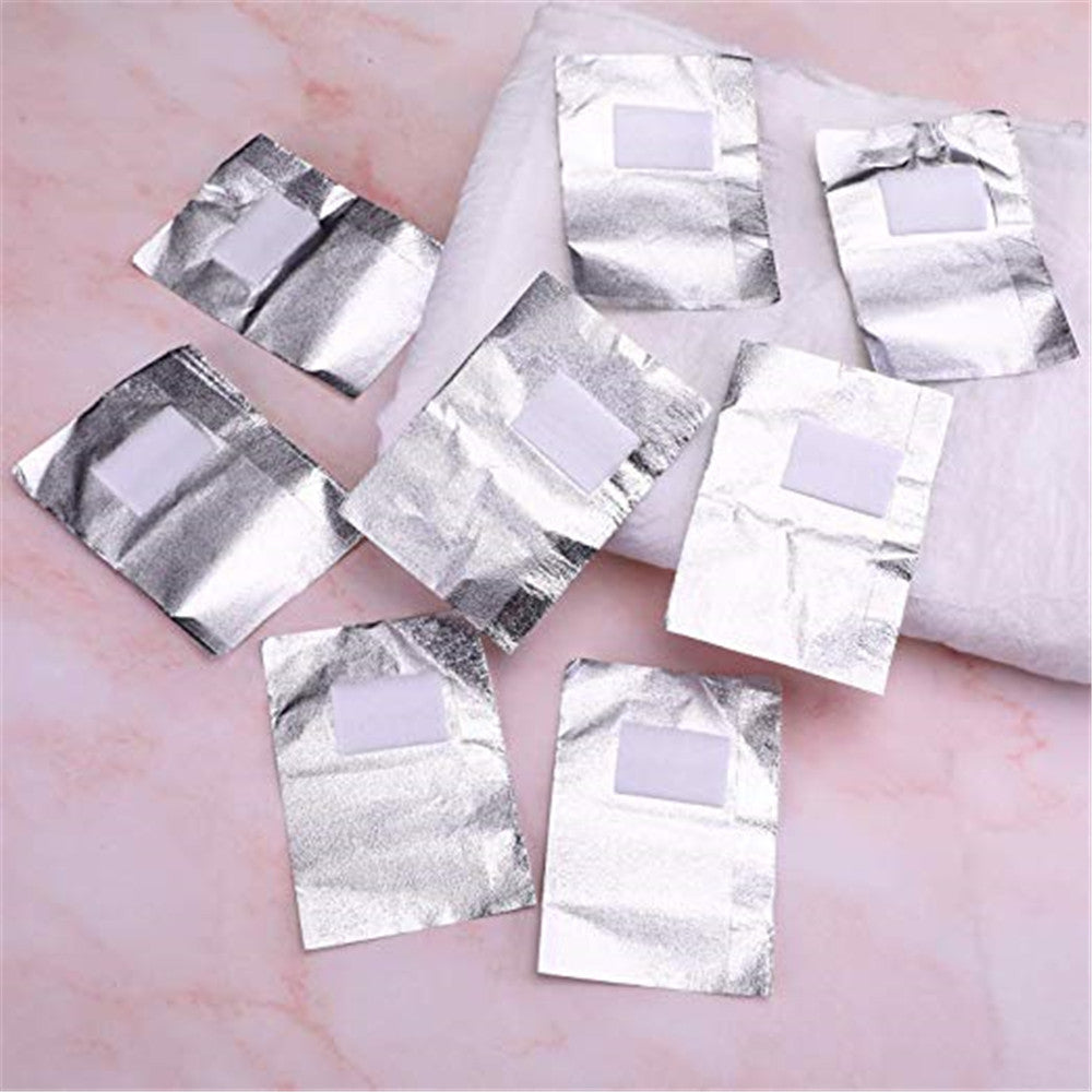 100 pieces of embossed tin foil bag