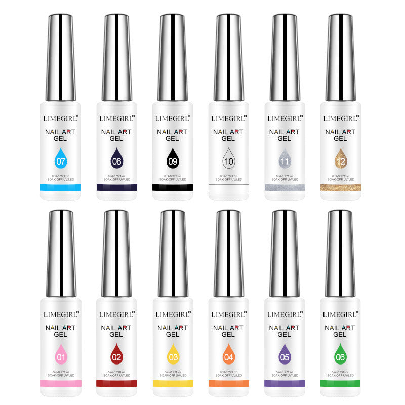 Nail Art Drawing Glue Phototherapy Painted Glue Spray Paint