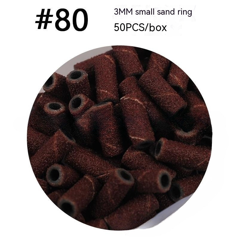 3mm Color Mini Nail Polishing Exfoliating Sand Ring