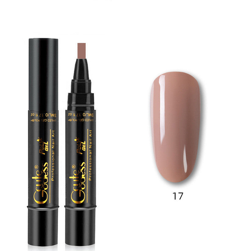 3-in-1 Nail Glue Pen Flash One-step Glue Phototherapy Plastic