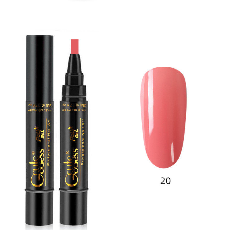 3-in-1 Nail Glue Pen Flash One-step Glue Phototherapy Plastic