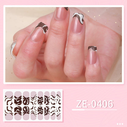 New Ladies Waterproof Manicure Stickers