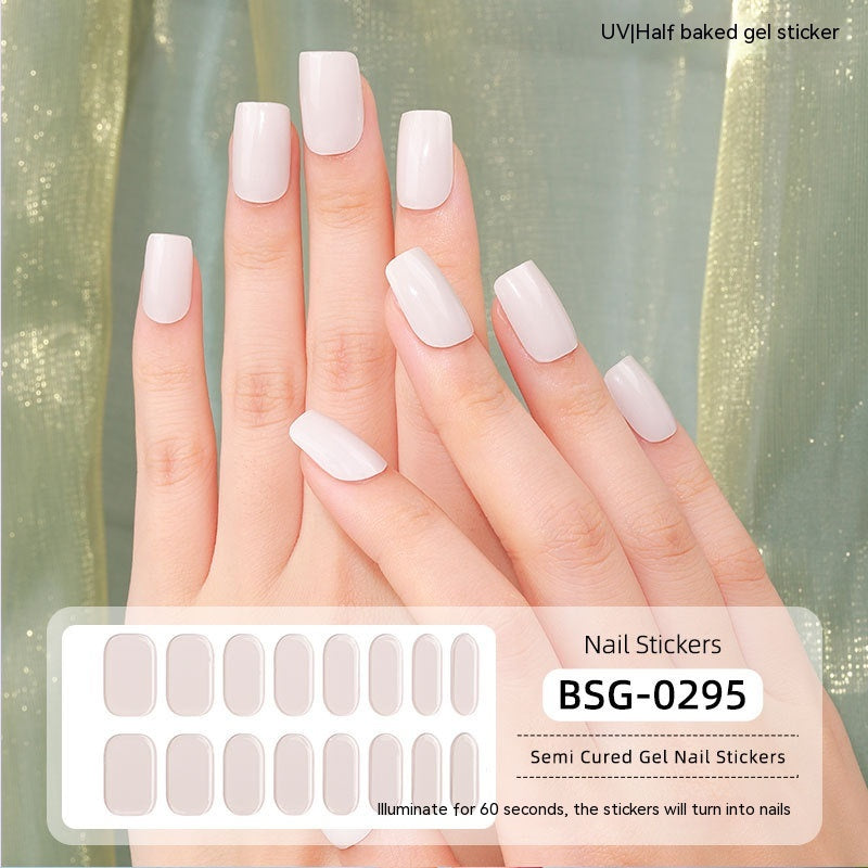 Semi-curing Gel Nail Sticker Gel Beauty