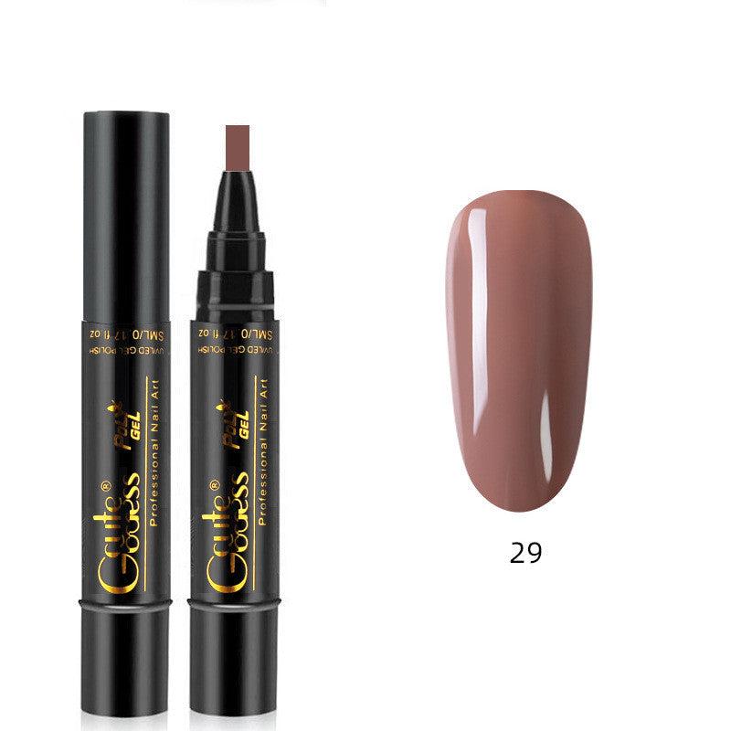 3-in-1 Nail Glue Pen Flash One-step Glue Phototherapy Plastic