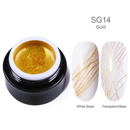 Nail drawing glue and carving nail oil glue