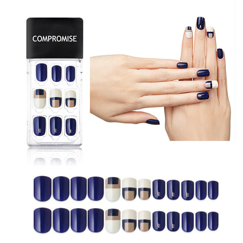 Soft nail without crease