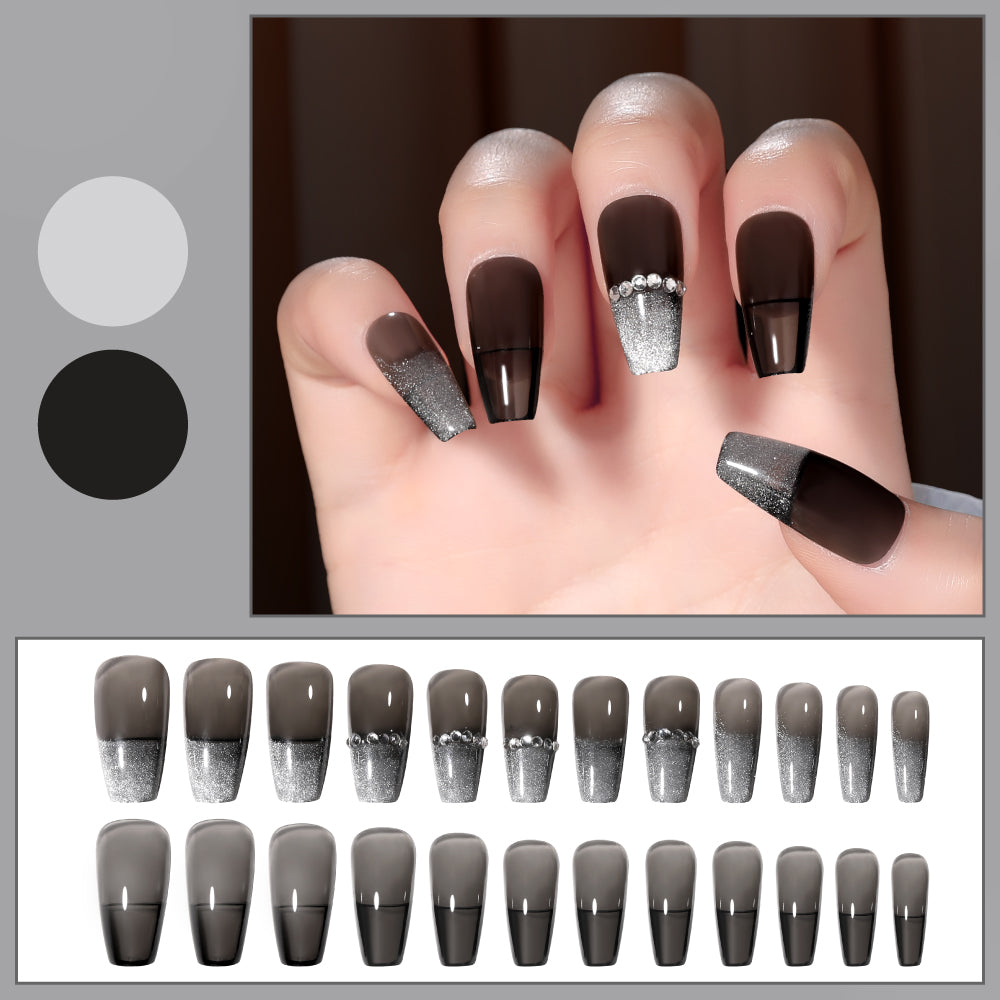 Fake Nail Patches Hand Wearing Art