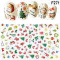 New Christmas Nail Art Sticker Santa Claus