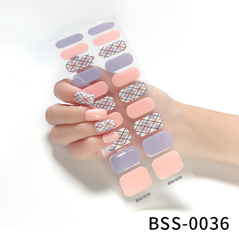 Gel Nail Stickers Phototherapy European And American Nail Sticker