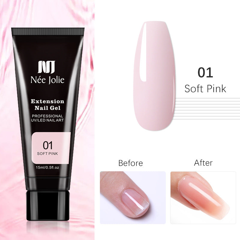 Nail Extension Glue 15ml Paperless Crystal Gel UV