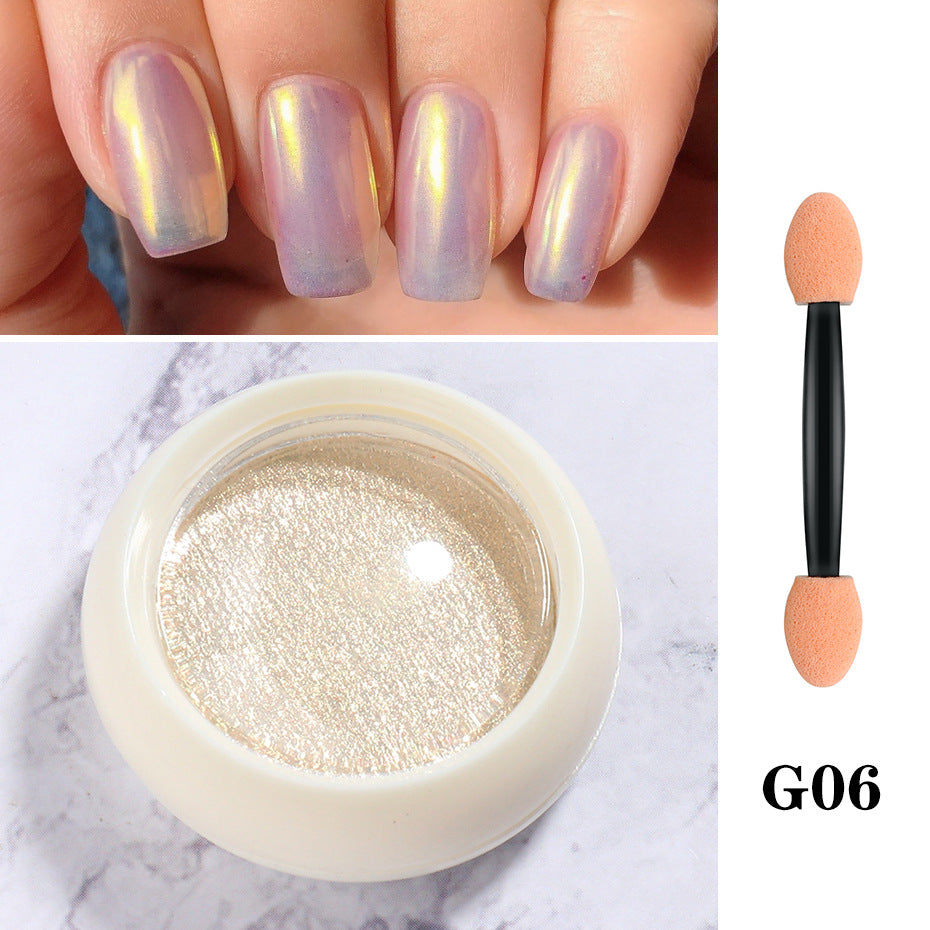 New Nail Beauty Solid State Aurora Powder Suit