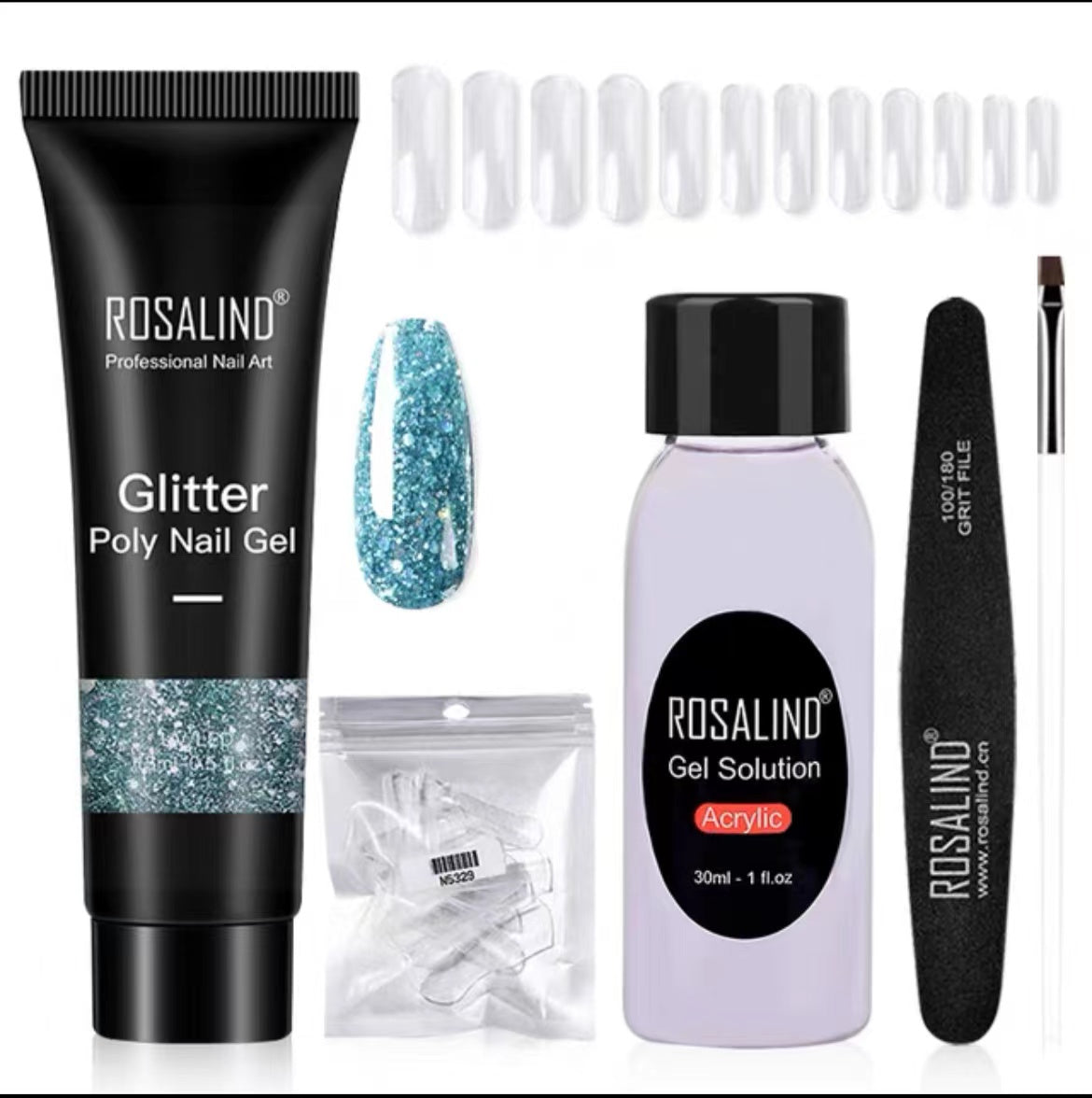 Extension Gel Polish Kit For Manicure Poly Nail Gel Set For