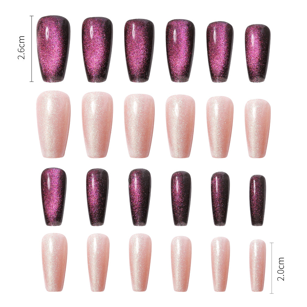 Fake Nail Patches Hand Wearing Art