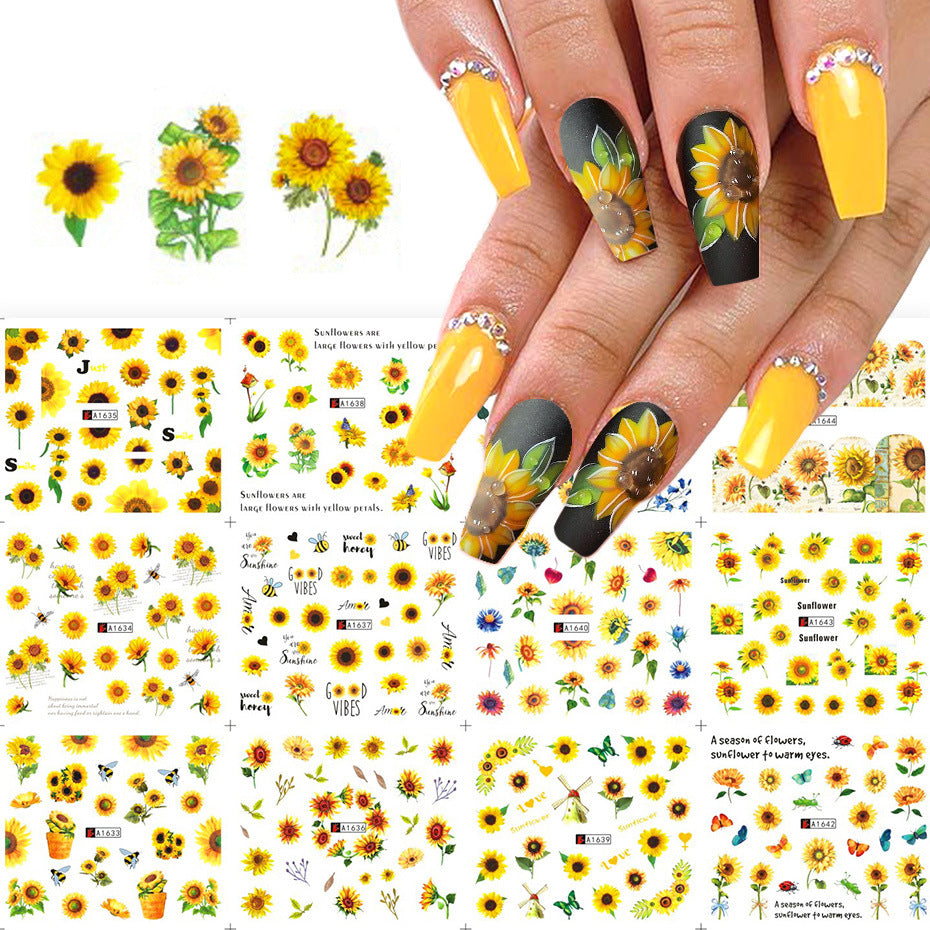 Beauty Watermark Stickers Ins Summer Little Golden Yellow
