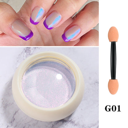 New Nail Beauty Solid State Aurora Powder Suit