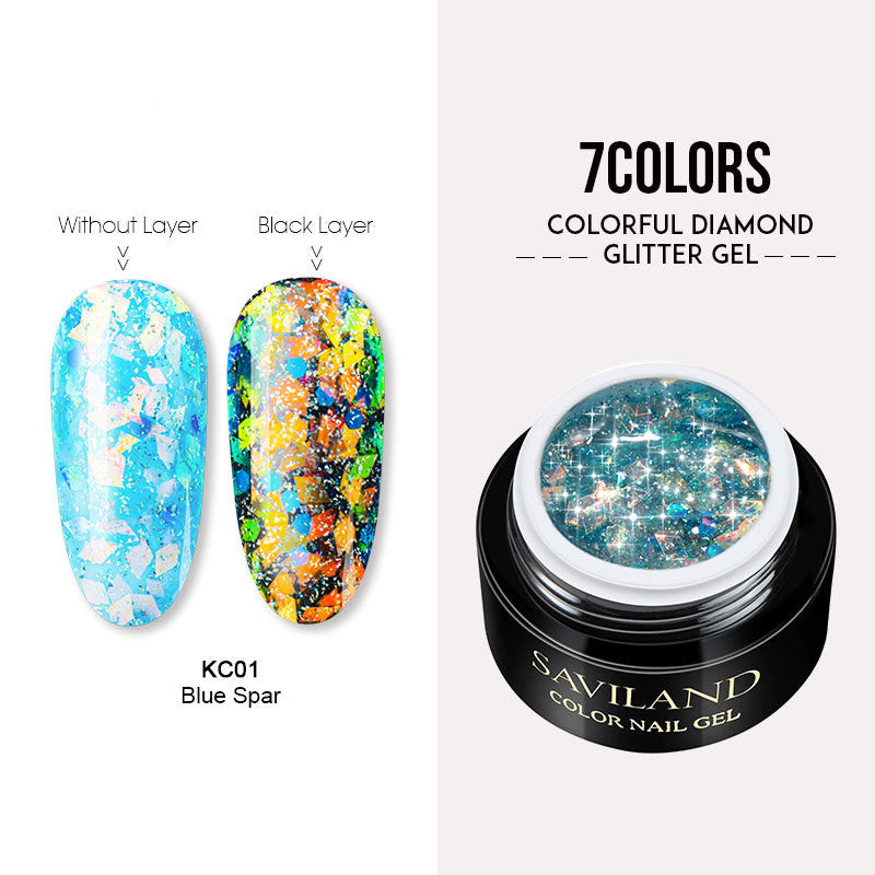 Bright diamond glue shiny phototherapy glue