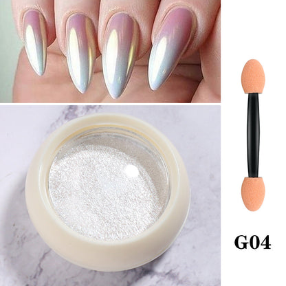 New Nail Beauty Solid State Aurora Powder Suit