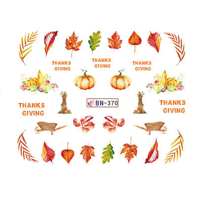 Watermark nail stickers watercolor stickers