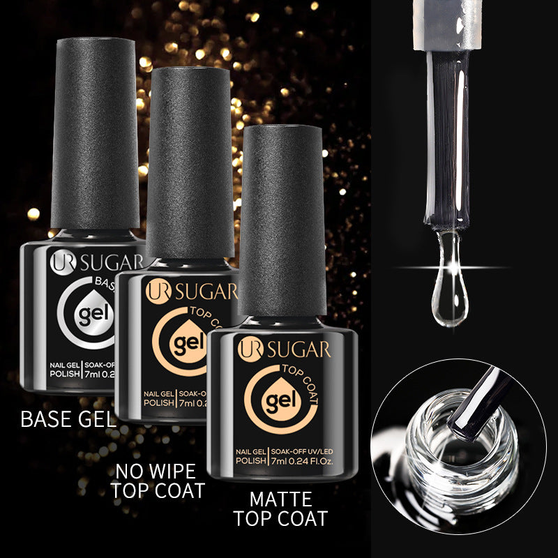 Detachable Phototherapy Nail Polish Adhesive Reinforced Adhesive Wash-free Sealing Layer