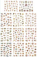 Download main imagesDownload description images11 paquets/LOT NAIL ART 3D SIMULATION dos adhésif ongle autocollant dieu père ange bébé ROSE fleur E765-775