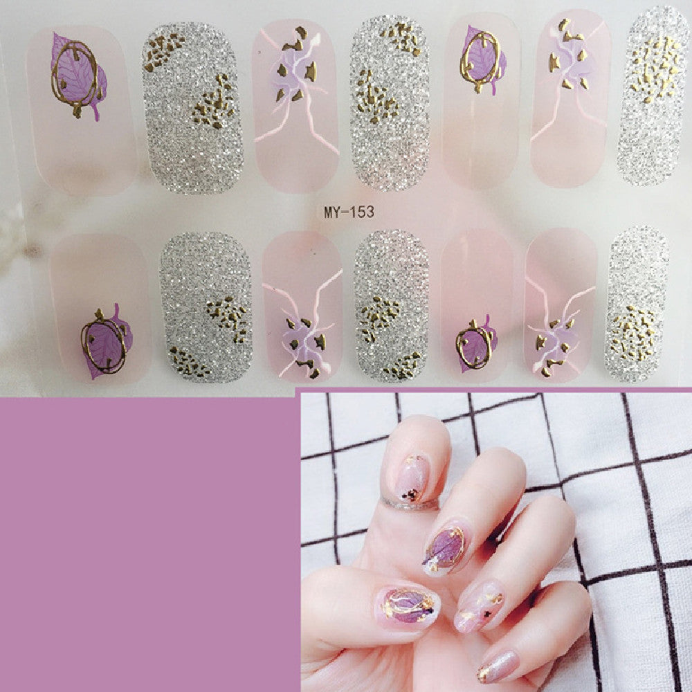 Baking-free Gel Three-dimensional Nail Stickers Full Paste Waterproof And Durable