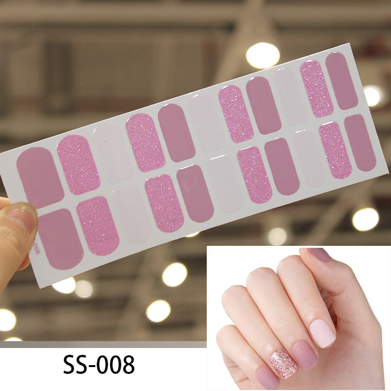 Laser Safe Waterproof Nail Glitter Sticker