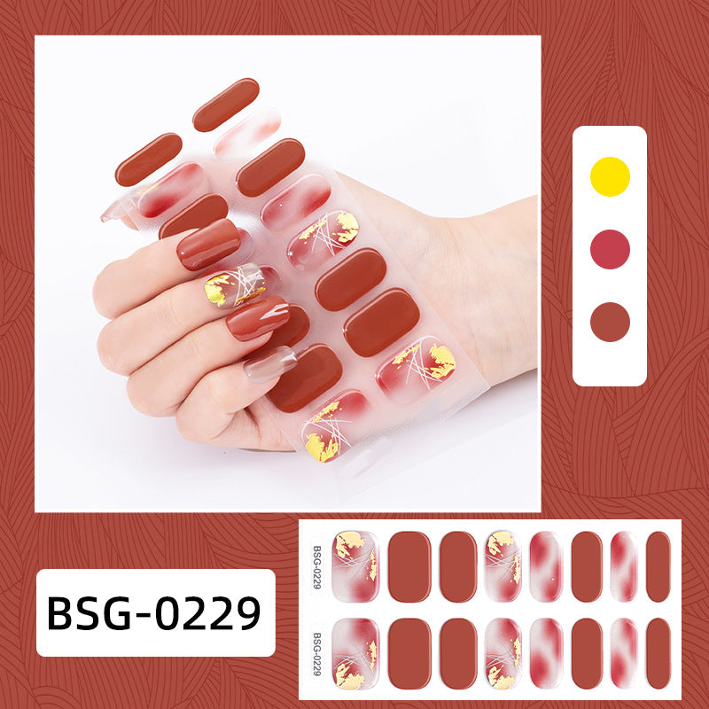 Semi-curing Gel Nail Sticker Gel Beauty