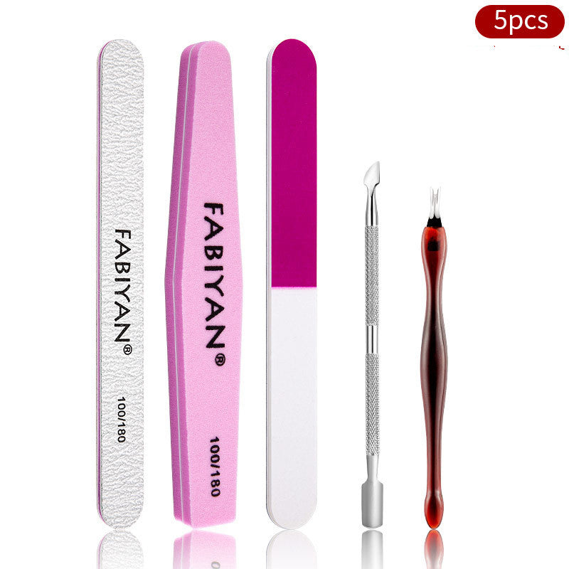 Polishing Nail File Polishing Strip Nail Art Tool Set