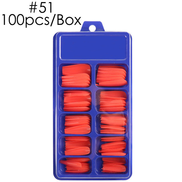 Blue Box Full Paste Wear Long Ballet Nail Plate