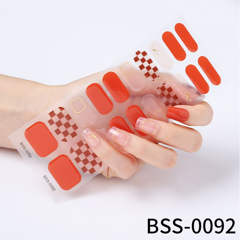 Gel Nail Stickers Phototherapy European And American Nail Sticker