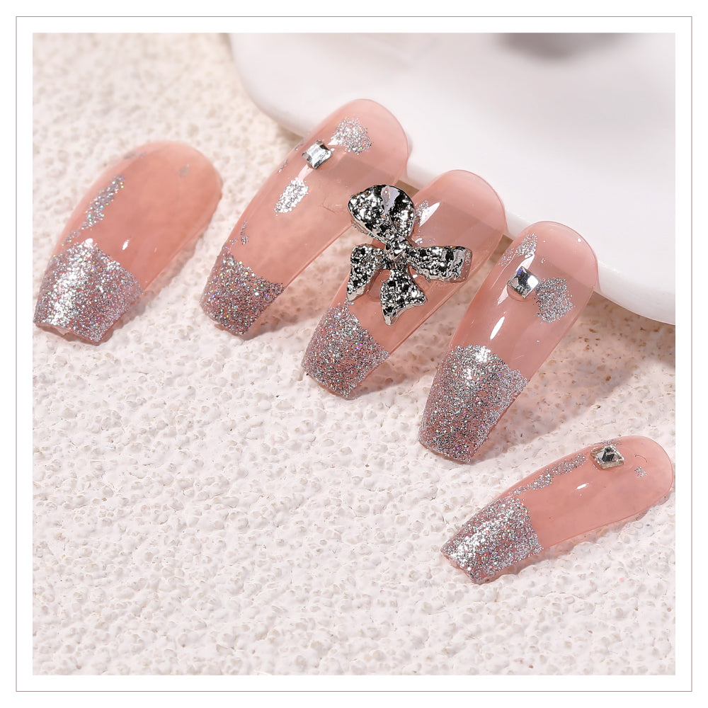 Fake Nail Patches Hand Wearing Art