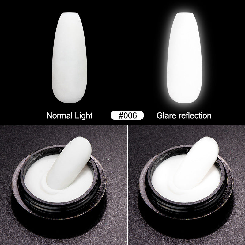 Manicure trampoline reflective powder