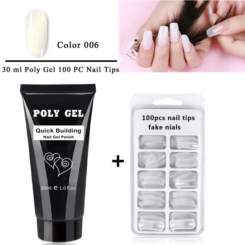 Phototherapy Crystal Extension Glue Plus Nail Mold Set