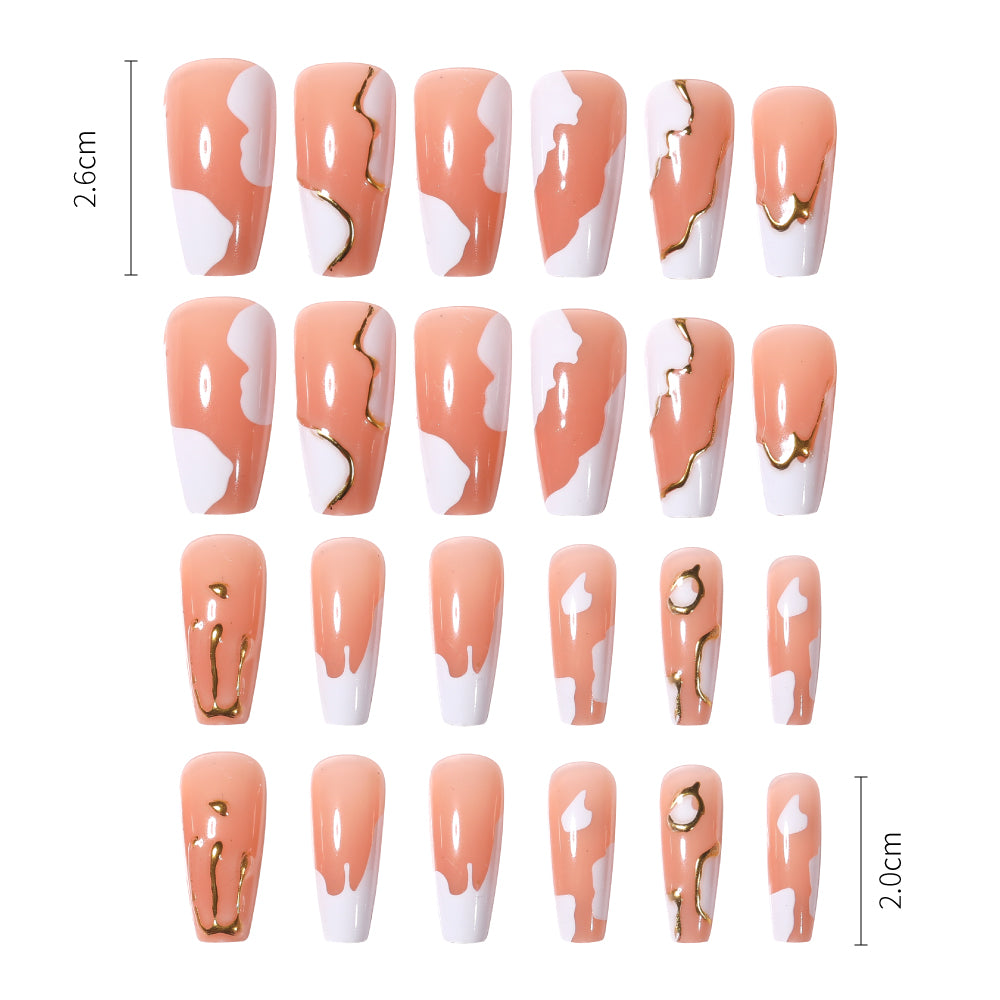 Fake Nail Patches Hand Wearing Art