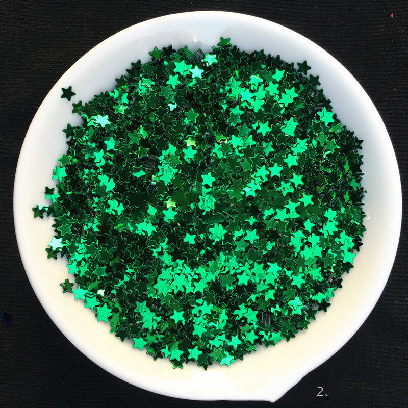 3mm five-pointed star sequin nail patch