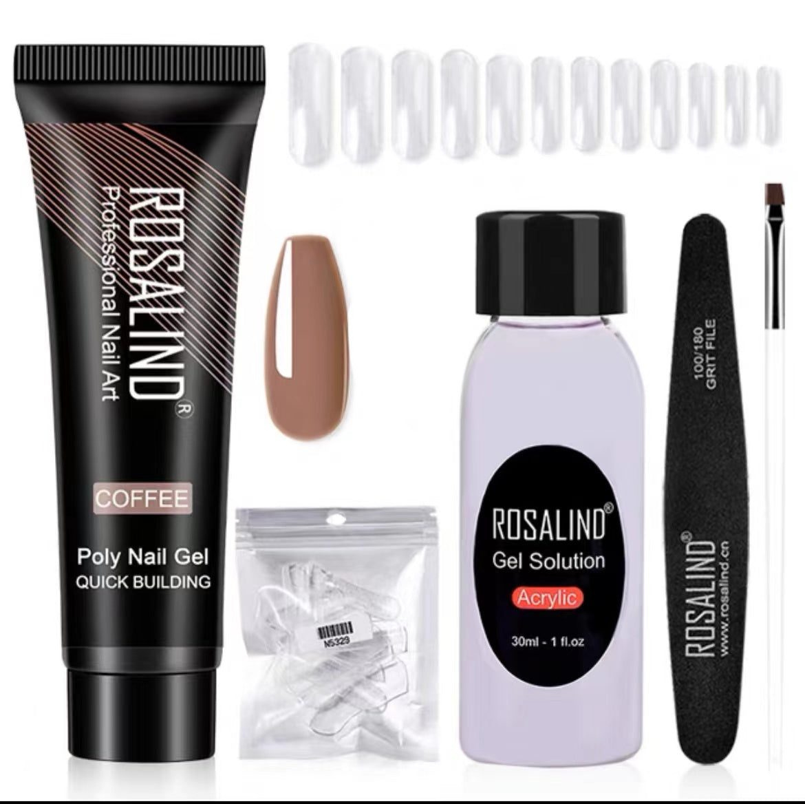 Extension Gel Polish Kit For Manicure Poly Nail Gel Set For