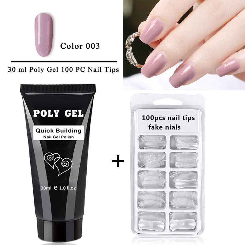 Phototherapy Crystal Extension Glue Plus Nail Mold Set