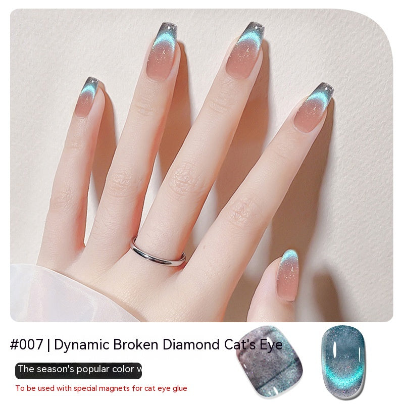 Drill Cat's Eye Nail Polish Glue