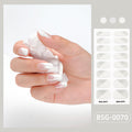 Glue Gilding Semi-curing Nail Sticker