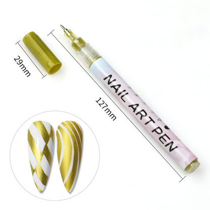 Nail Enhancement Acrylic Pigment Paint Pen DIY Modeling Cable